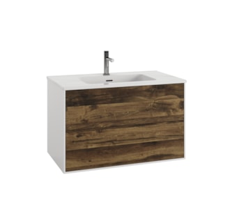 MUEBLE MOCCA 80CM | LAVABO 2 CAJONES