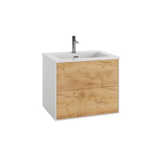 MÓVEL 60CM NUT| 2 GAVETAS LAVATÓRIO DE ENCASTRAR