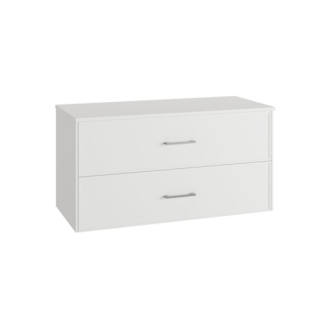 MÓVEL SUSPENSO 100CM 2G PUX CROM C/ TAMPO