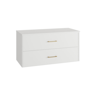 MÓVEL SUSPENSO 100CM 2G PUX OURO C/ TAMPO