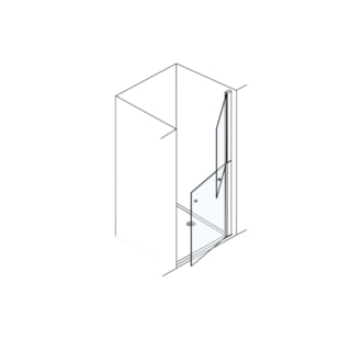 MAMPARA DE DUCHA PUERTA DOUBE + 1 LATERAL