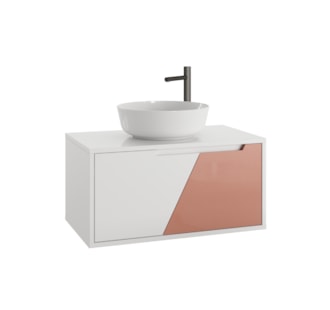 MÓVEL COPPER 80 LAV. POUSAR COBRE