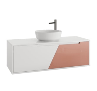 MÓVEL COPPER 120 LAV. POUSAR COBRE